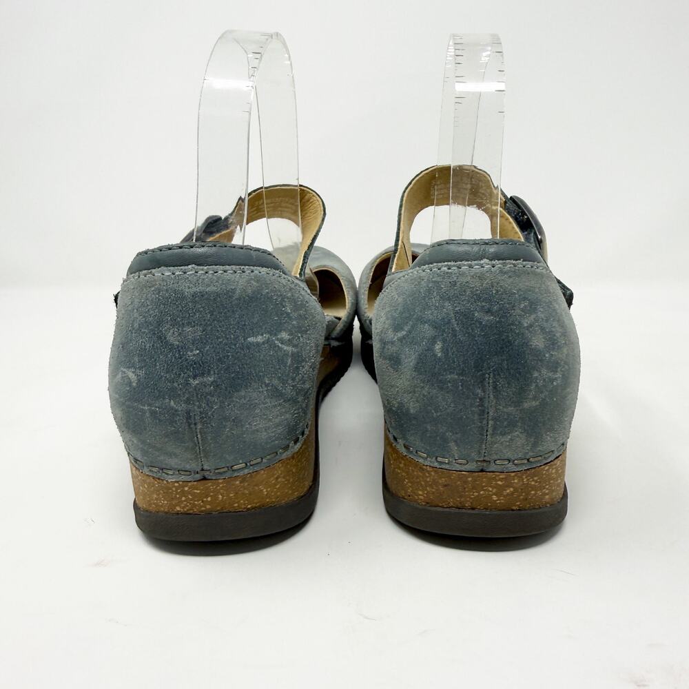 Dansko Gray Suede Closed Toe Sandals Women’s Size EU 39/US Size 8.5-9 EUC - Picture 4 of 8